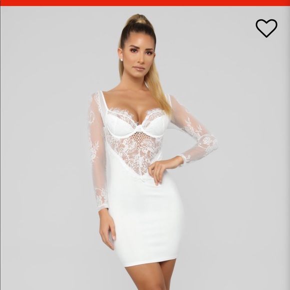 NEW🔥 Fashion Nova Lace Mini Dress - Picture 2 of 4